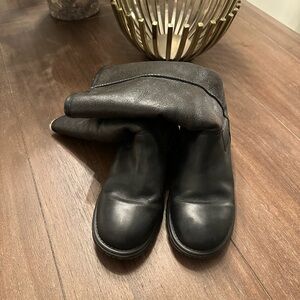 UGG Black Leather Boots